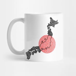 Japan - Land of the Rising Sun Mug